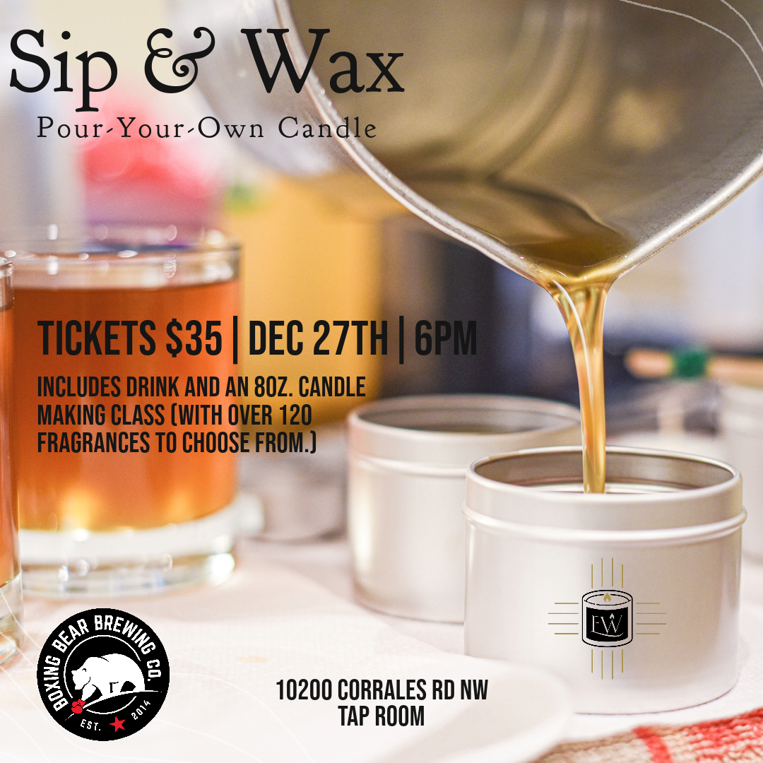 Boxing Bear Brewing Co. - Wednesday, December 27th at 6PM