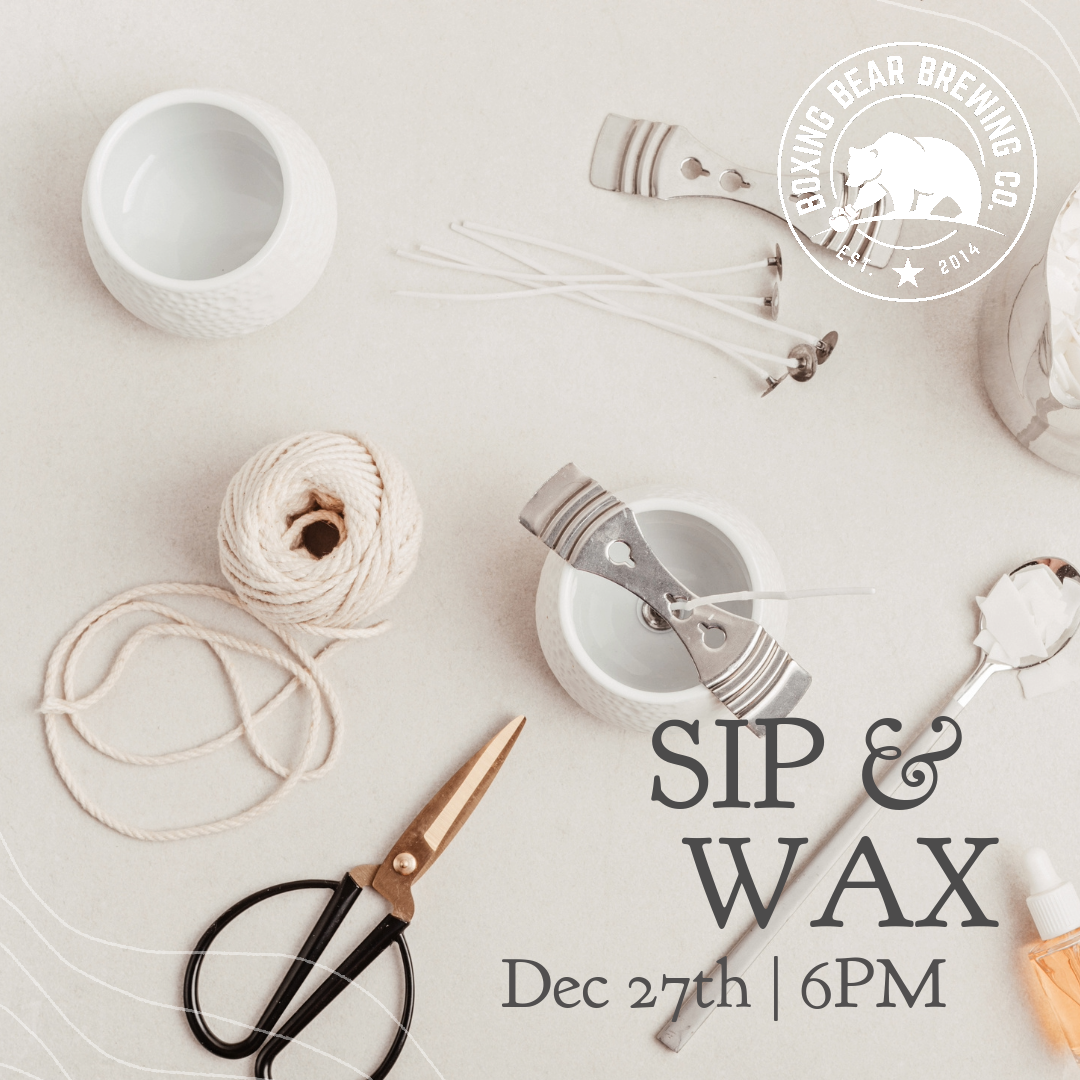 Boxing Bear Brewing Co. - Wednesday, December 27th at 6PM