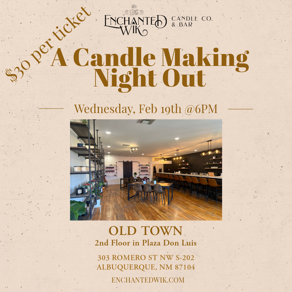 A Candle Making Night @ the Candle Bar - Wednesday, Feb 19th