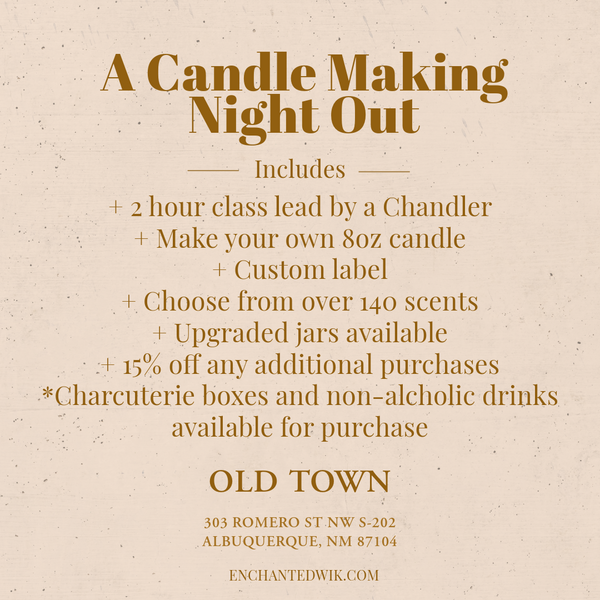 A Candle Making Night @ the Candle Bar - Wednesday, Feb 19th