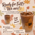 Latte's and Candles - Thursday, September 17th @6pm