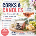 Corks & Candles at Noisy Water ABQ - Sunday, July 26th at 12PM