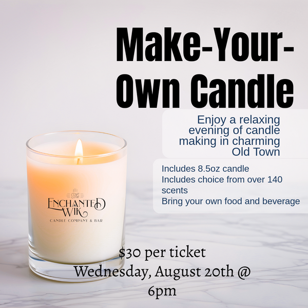 Candle Bar Night - Wednesday, August 20th at 6PM