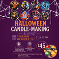 Halloween Candle Making - Create a 4-pack - Thursday, October 29th @6pm